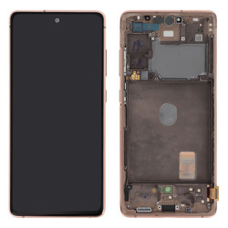 Schermo completo Samsung Galaxy S20 Fe Orange (originale)