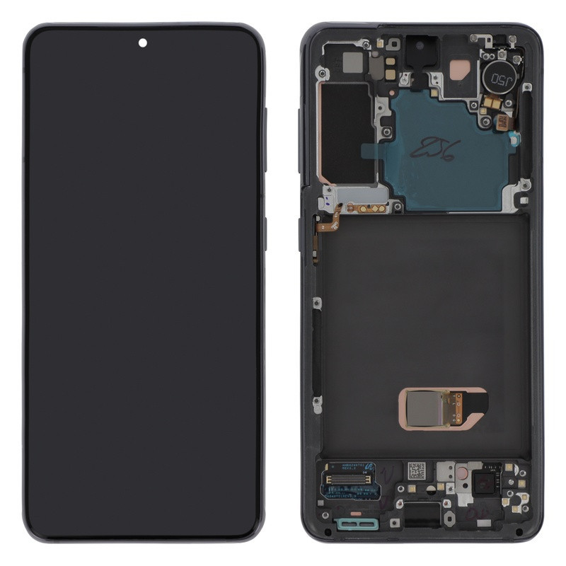 Komplette Samsung Galaxy S21 5G Grey (Original) Bildschirm