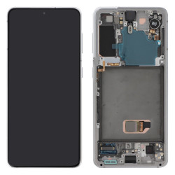 Complete Samsung Galaxy S21 5g white (original) screen