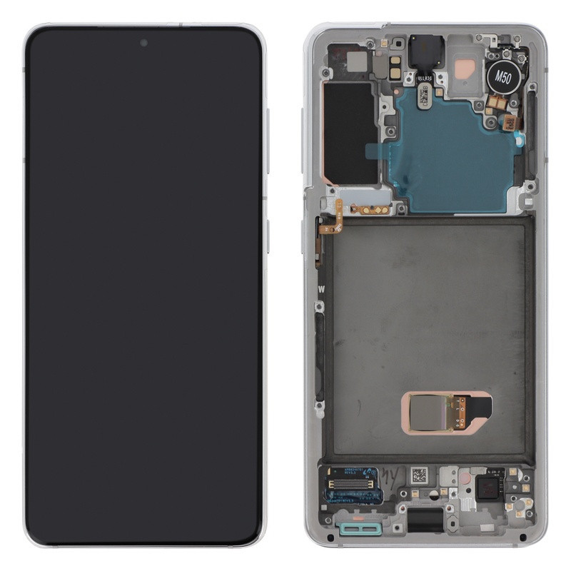 Completa Samsung Galaxy S21 5G White (originale) schermo