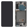 Komplette Samsung Galaxy S21 5G White (Original) Bildschirm